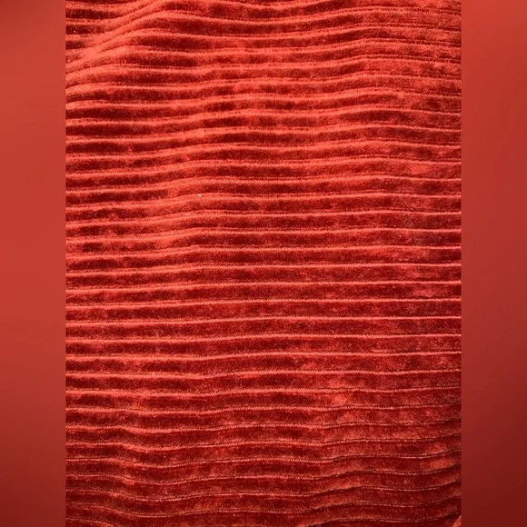 Madewell Texture & Thread Rust Corduroy Mock Neck Top Size S - Picture 5 of 8